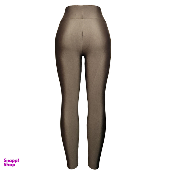 لگینگ زنانه رویین تن مدل براق رنگ سبز زیتونی