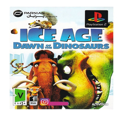 بازی پلی استیشن 2 ICE AGE Dawn of the dinosaurs نشر پرنیان