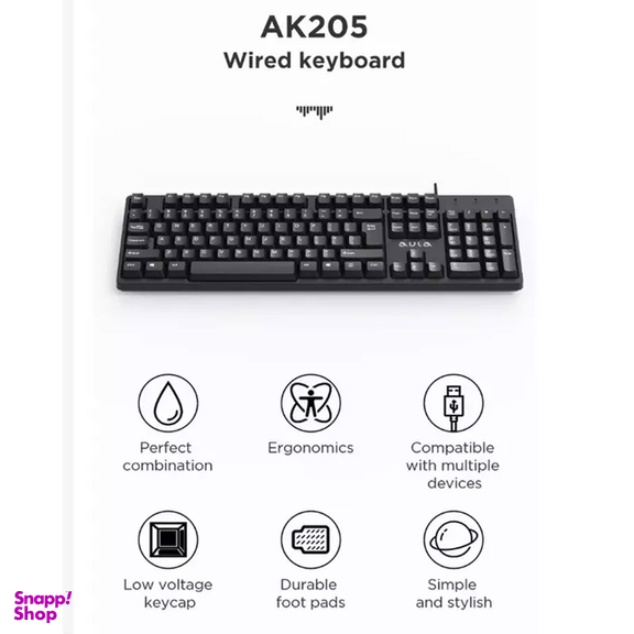 کیبورد آیولا مدل ak205