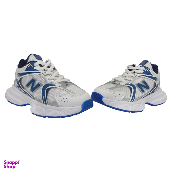 کتانی پسرانه مدل new balance 530 رنگ آبی سفید