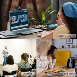 وب کم پاویفو مدل 4K AI Auto-Framing With Remote Control