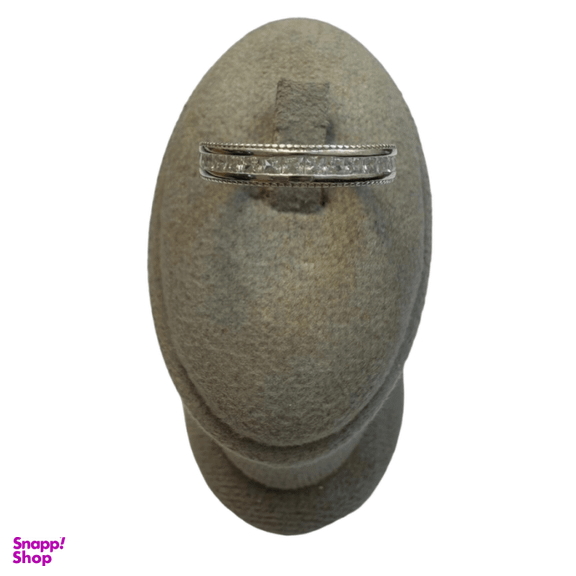 حلقه نقره 925 عیار زنانه طرح نگین کد reo13016