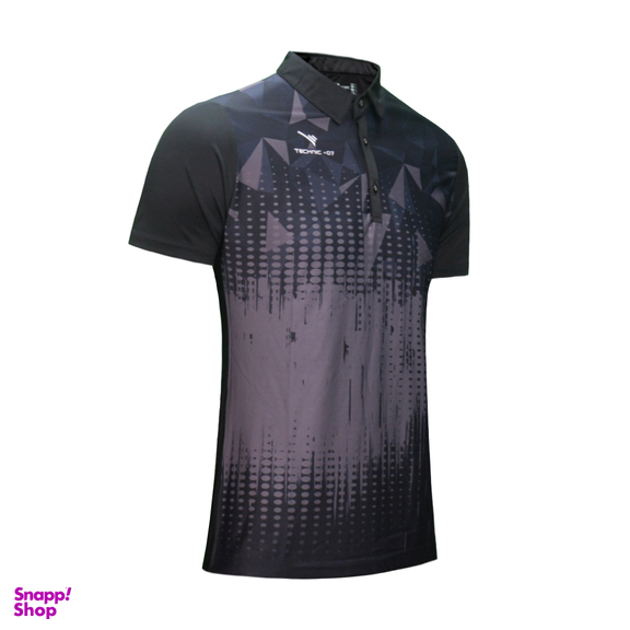 تیشرت ورزشی مردانه تکنیک پلاس 07 مدل TS-154-ME رنگ مشکی