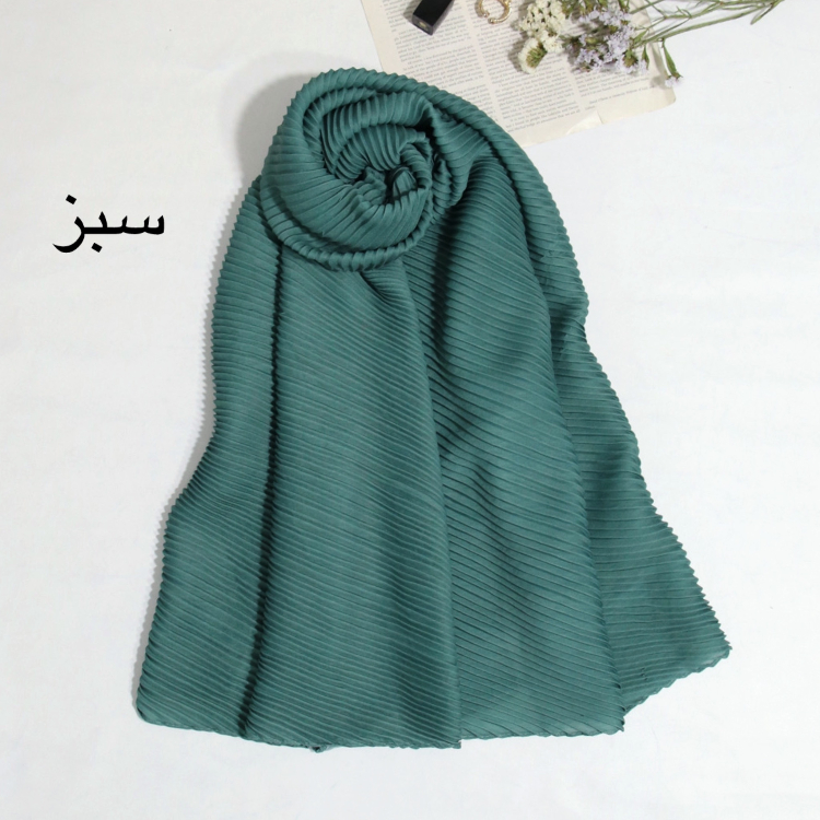 شال پلیسه زنانه کد ana9500