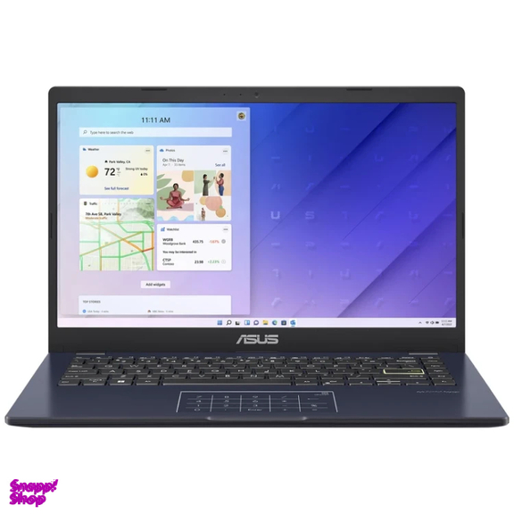 لپ تاپ 14 اینچ ایسوس مدل Vivobook Go 14 E410KA-PM464-Pentium Silver N6000-4GB DDR4-64GB eMMC-256GB SSD-TN-W کاستوم شده