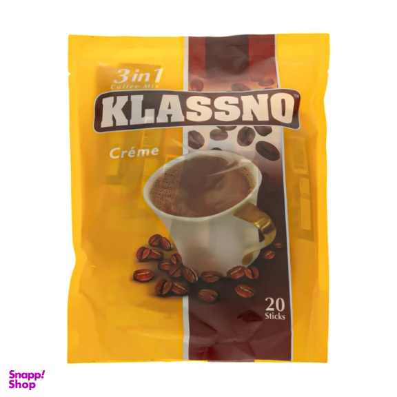 کافی میکس خامه ای 3×1 کلاسنو بسته 20 عددی