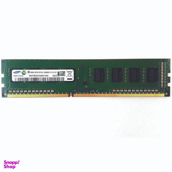 رم دسکتاپ DDR3 تک کاناله 1600 مگاهرتز CL11 سامسونگ مدل PC3L ظرفیت 8 گیگابایت