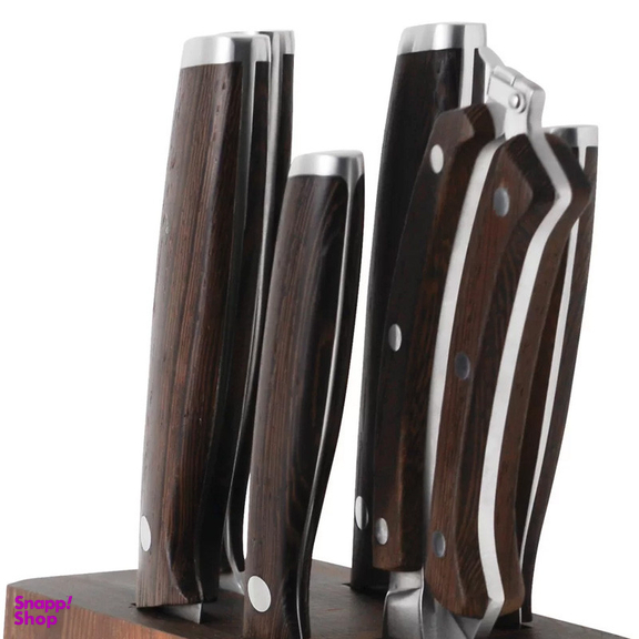 ست چاقو آشپزخانه 7 پارچه برگهف مدل ESSENTIALS