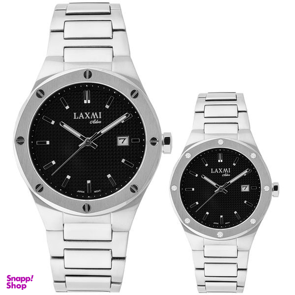ست ساعت مچی عقربه ای زنانه و مردانه لاکسمی مدل 2-8148G-8148L