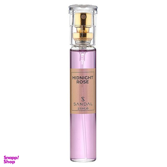 عطر جیبی زنانه صندل مدل MIDNIGHT ROSE حجم 25 میلی لیتر