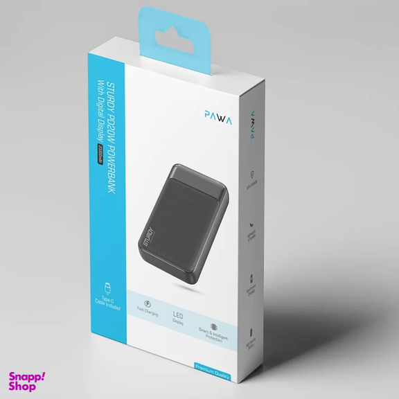پاوربانک پاوا مدل PW-PB2220ST PD ظرفیت 20000 میلی آمپر ساعت