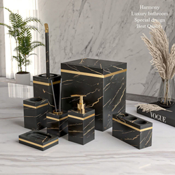 ست سرویس بهداشتی 7 پارچه هارمونی مدل رویا ماربل HA کد TP767