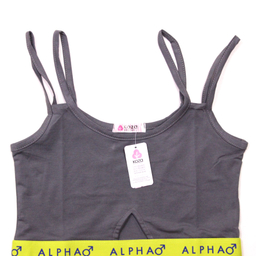 ست نیم تنه و شورت ورزشی زنانه کوزا مدل 9142-3 رنگ طوسی