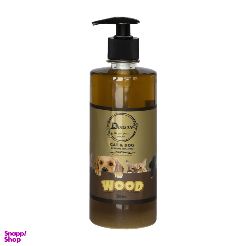 شامپو سگ و گربه درسین مدل Wood حجم 500 میلی لیتر