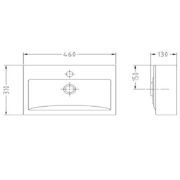 ست روشویی و کابینت مروا کابین مدل تونی پلاس