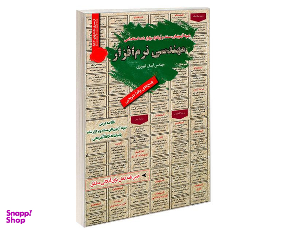 کتاب نمونه آزمونهای مستند و پرتکرار برگزار شده استخدامی مهندسی نرم افزار اثر مهندس آرمان کهریزی نشر رویای سبز