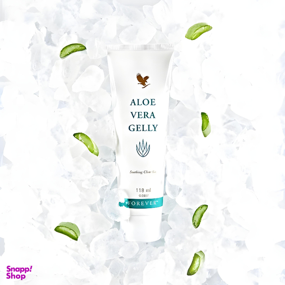 کرم آبرسان و ترمیم کننده فوراور لیوینگ پروداکتس مدل آلوئه ورا ژلی حجم 118 میلی لیتر