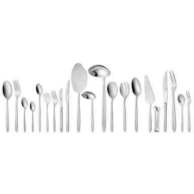 سرویس قاشق و چنگال 124 پارچه ناب استیل طرح پالرمو