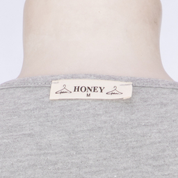 تیشرت راحتی زنانه کد 1021 رنگ خاکستری