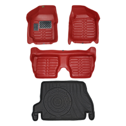 کفپوش پنج بعدی خودرو پانیذ مدل EVA مناسب پراید به همراه کفپوش صندوق