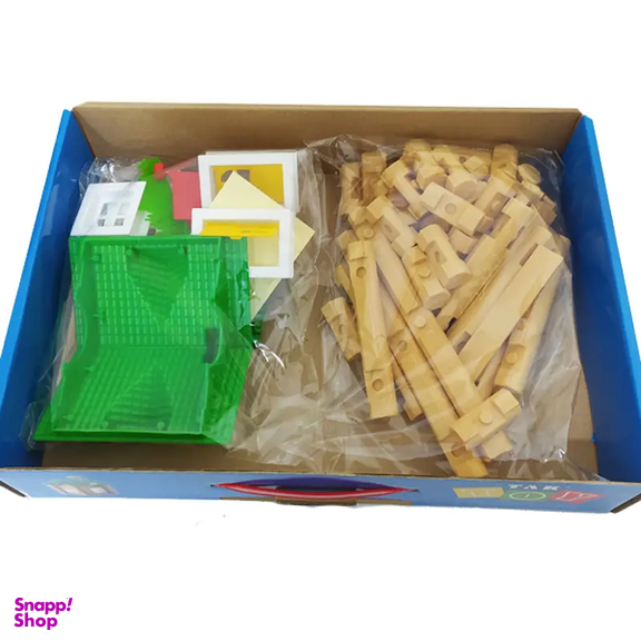 اسباب بازی 62 کلبه جنگلی 62 قطعه TAK TOY WOODLAND COTTAGE 1022
