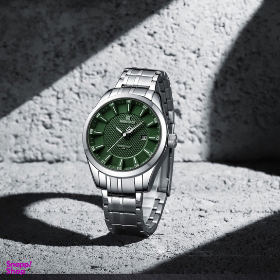 ساعت عقربه ای مردانه نیوی فورس مدل NF8032SGN رنگ نقره ای