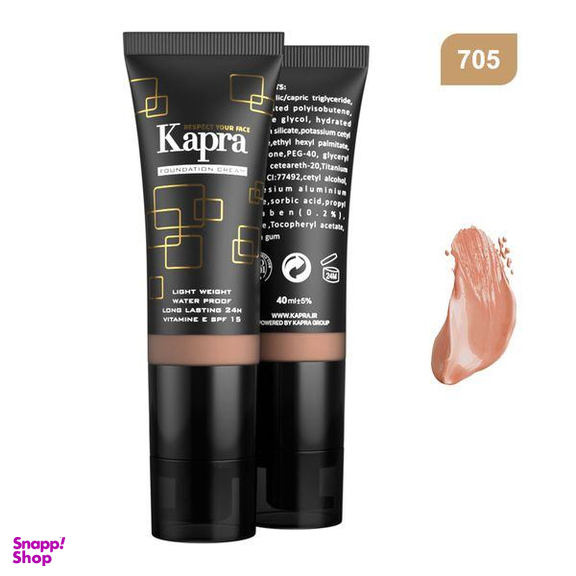 کرم پودر لایت ویت کاپرا شماره 705 حجم 30 میلی لیتر