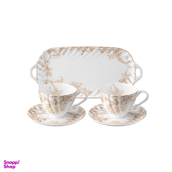 سرویس صبحانه خوری 5 پارچه 2 نفره گلد کیش مدل سارینا GK701154-6