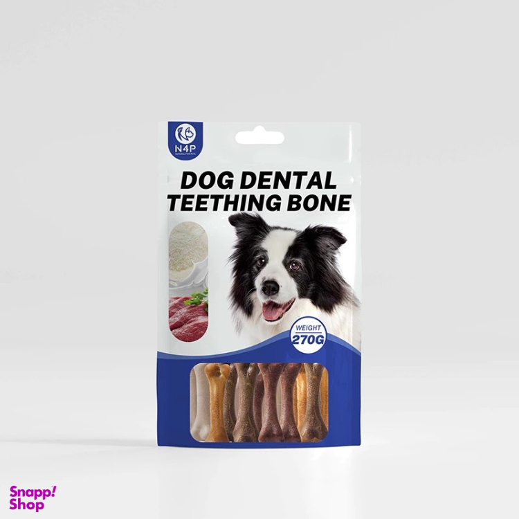 استخوان تشویقی سگ مدل Dental Teething Bone وزن 270 گرم