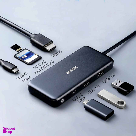 هاب 7 پورت USB-C انکر مدل Premium 7in1 A8346