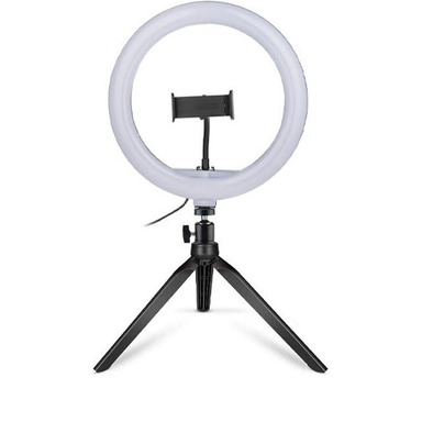 رینگ لایت 26 سانتی متری سی یرا مدل Sierra Ring Light SR-26 CM به همراه سه پایه رومیزی