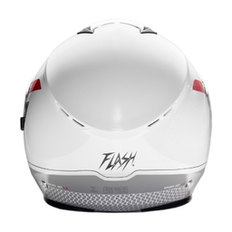 کلاه کاسکت بدون فک فلش مدل 852 glossy red-white