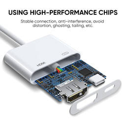 مبدل لایتنینگ به لایتنینگ / HDMI جوی روم مدل S-H141