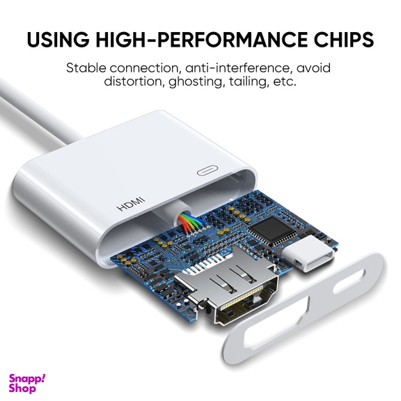 مبدل لایتنینگ به لایتنینگ / HDMI جوی روم مدل S-H141