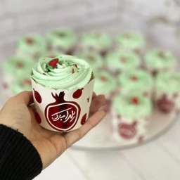 کاغذ کاپ کیک به گز طرح یلدایی بسته 12 عددی