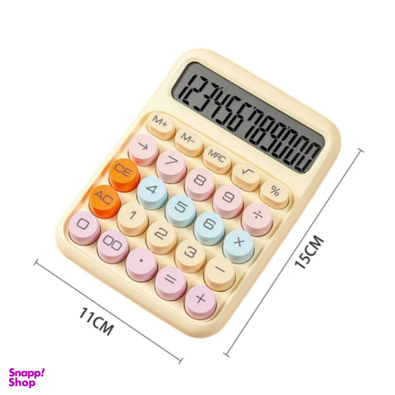 ماشین حساب مدل مینیمال طرح رنگی رنگی کد 340