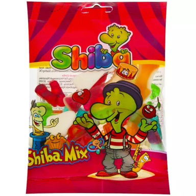 پاستیل میوه ای شیبا مدل میکس وزن 160 گرم