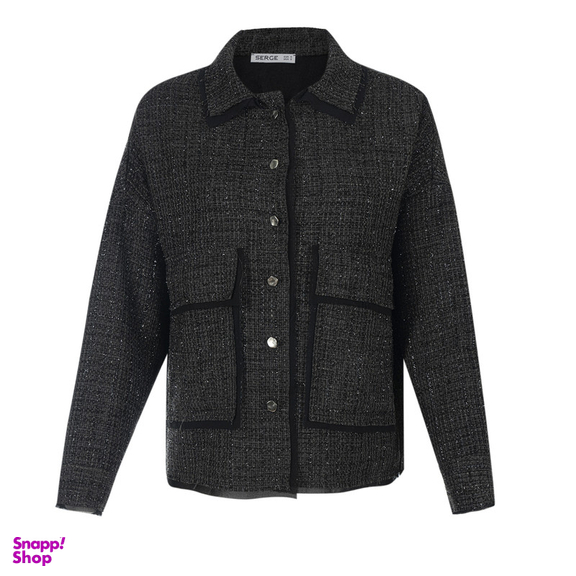 کت زنانه سرژه مدل 232162 رنگ مشکی