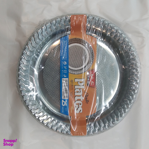 بشقاب یکبار مصرف تک ظرف کد 657781 بسته 20 عددی