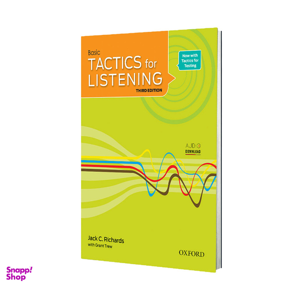 کتاب Tactics for Listening Basic اثر Jack C.Richards and Grant Trew انتشارات آریونا به همراه سی دی