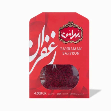 زعفران سرگل بهرامن وزن 4.608 گرم