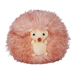 عروسک طرح جوجه تیغی پشمالو کد 1000010435 سایز 40 سانتی متر