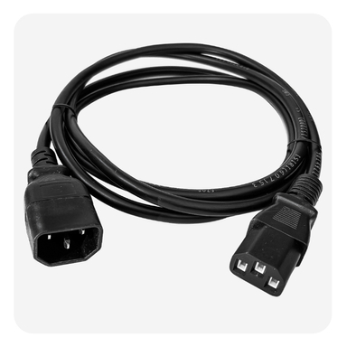 کابل برق بک تو بک گیگافلکس مدل C13-C14 طول 1 متر