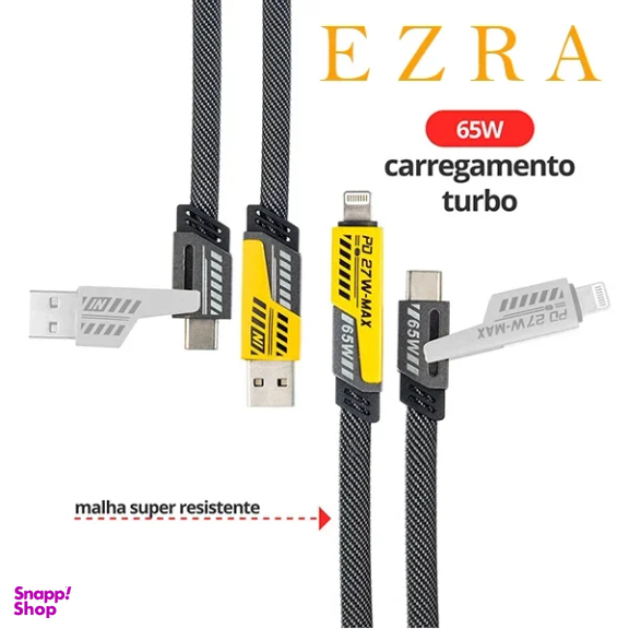 کابل تبدیل Type-C/USB به Lightning/Type-C آزرا مدل PD 27 W-MAX طول 1 متر
