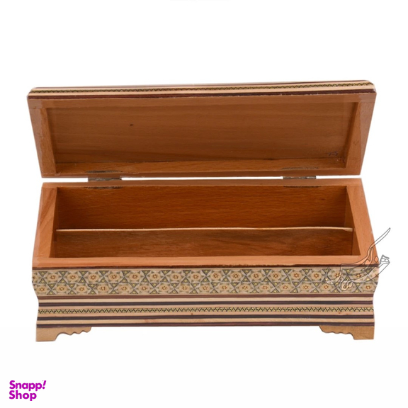 ست جعبه دستمال کاغذی و جاکاردی و سطل خاتم کاری هنرلوکس کد tp3
