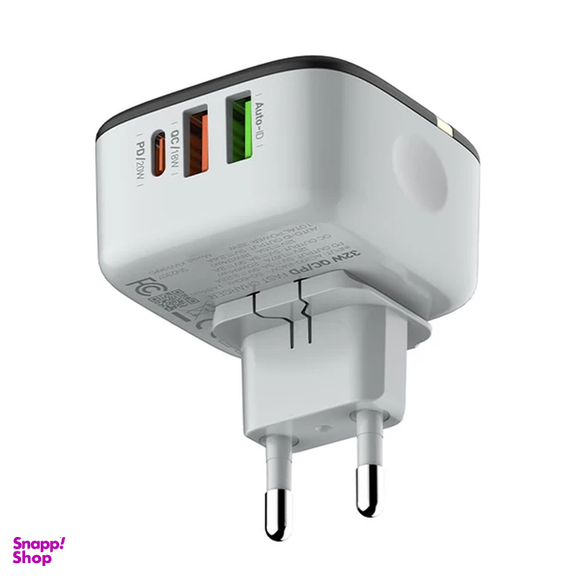 شارژر دیواری 32 وات کینگ استار مدل KW196 PD به همراه کابل USB-C