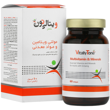 سافت ژل مولتی ویتامین و مینرال ویتالی تون