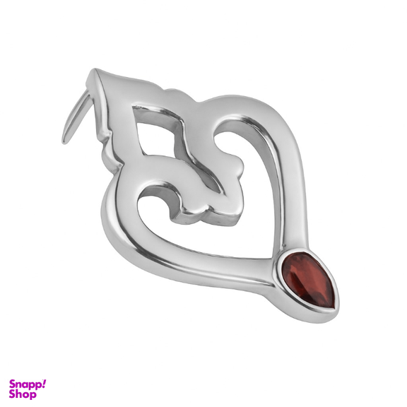 گل سینه نقره زنانه مدل چکامه