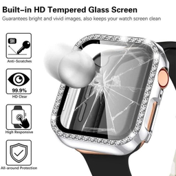 کاور اپیکوی مدل Diamond Cover Apple Watch مناسب برای اپل واچ سری 10 سایز 46 میلی متری