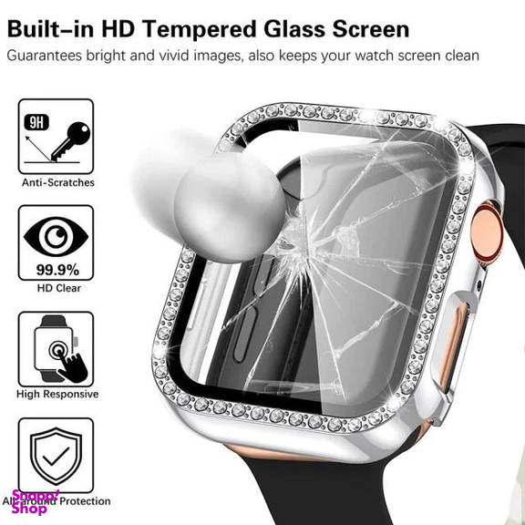 کاور اپیکوی مدل Diamond Cover Apple Watch مناسب برای اپل واچ سری 10 سایز 46 میلی متری